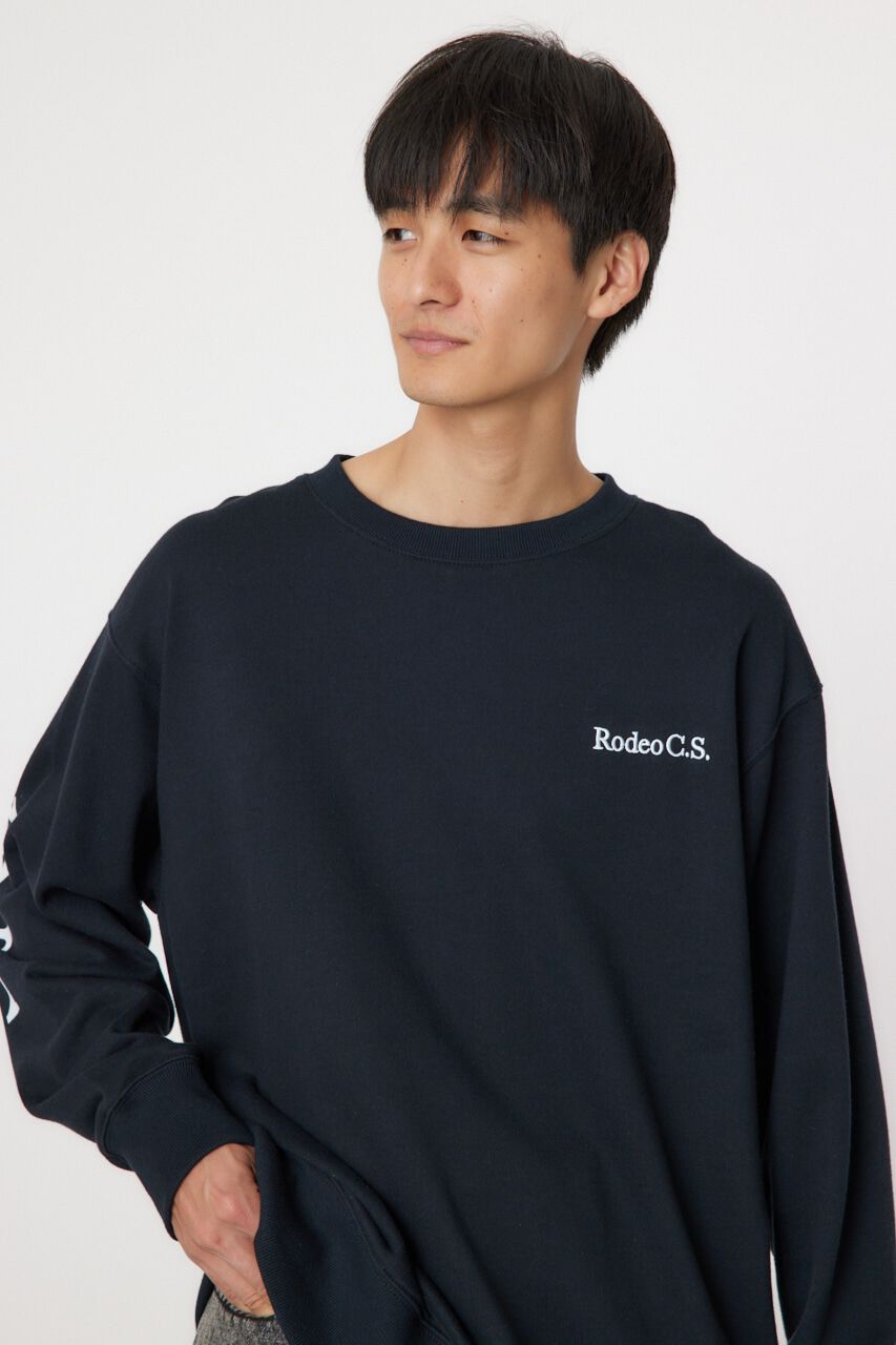 RODEO CROWNS「メンズバックロゴスウェット」|パーカー|