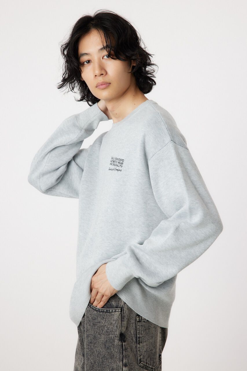 RODEO CROWNS「メンズSIGNSダブルジャガードニットトップス」|ニット・セーター|