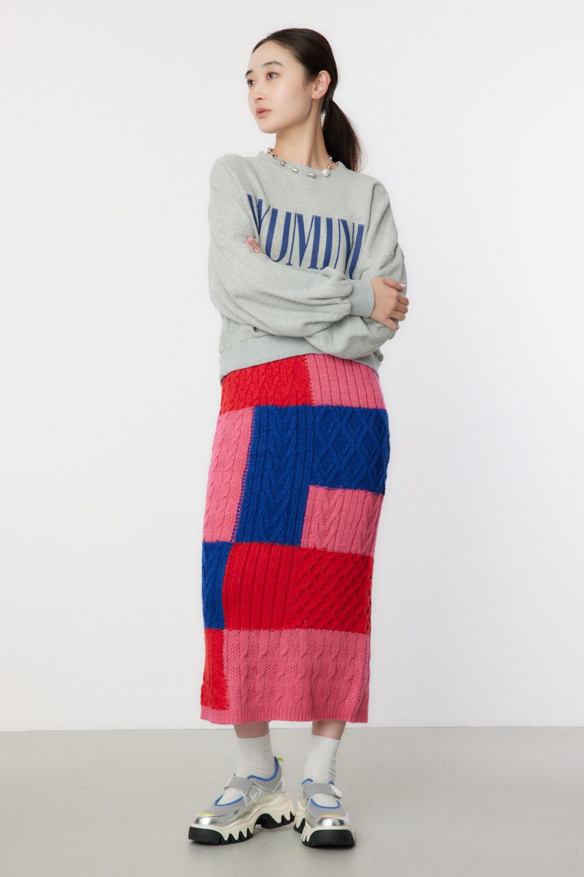 RODEO CROWNS「Custom ケーブルニット スカート」|その他|