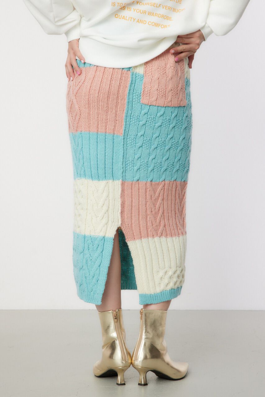 RODEO CROWNS「Custom ケーブルニット スカート」|その他|