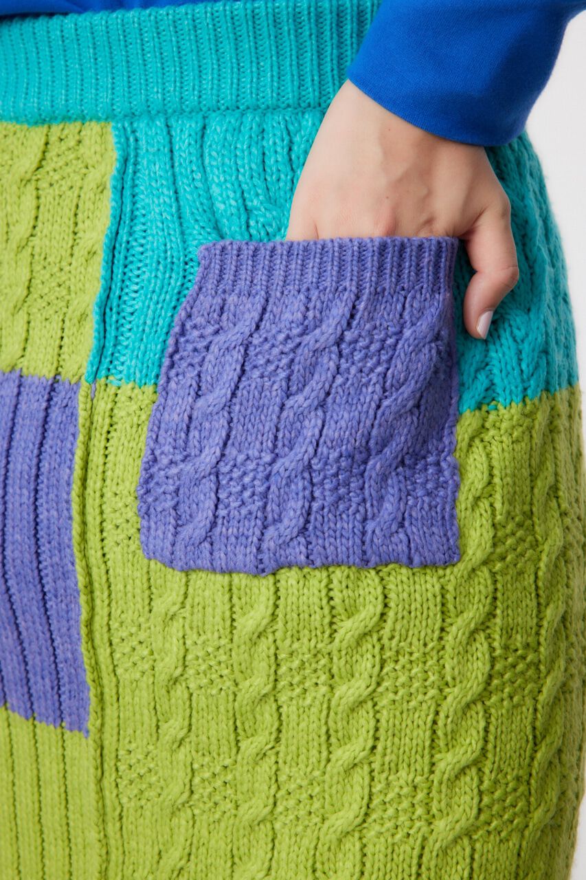 RODEO CROWNS「Custom ケーブルニット スカート」|その他|