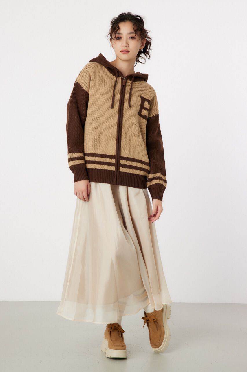 RODEO CROWNS「カレッジニットジップアップパーカー」|パーカー|