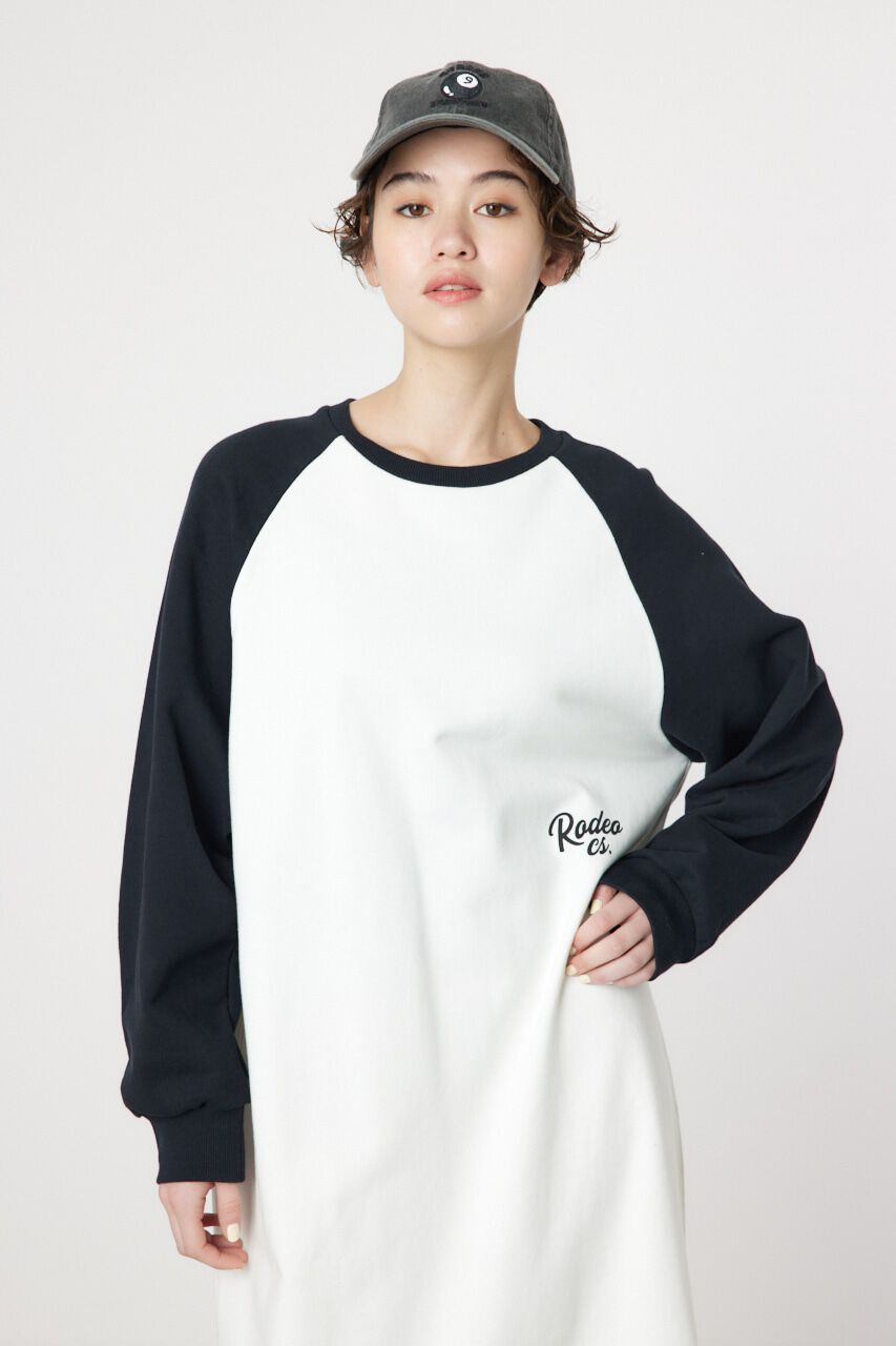 RODEO CROWNS「ラグランカラーステッチワンピース」|ワンピース|