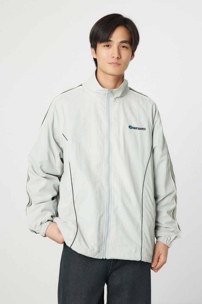 RODEO CROWNS「ナイロントラックジャケット」|ブルゾン・スタジャン|L/GRY1