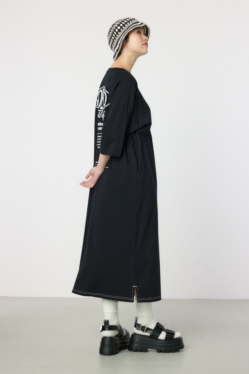 RODEO CROWNS「ロゴラグランスリーブワンピース」|ワンピース|