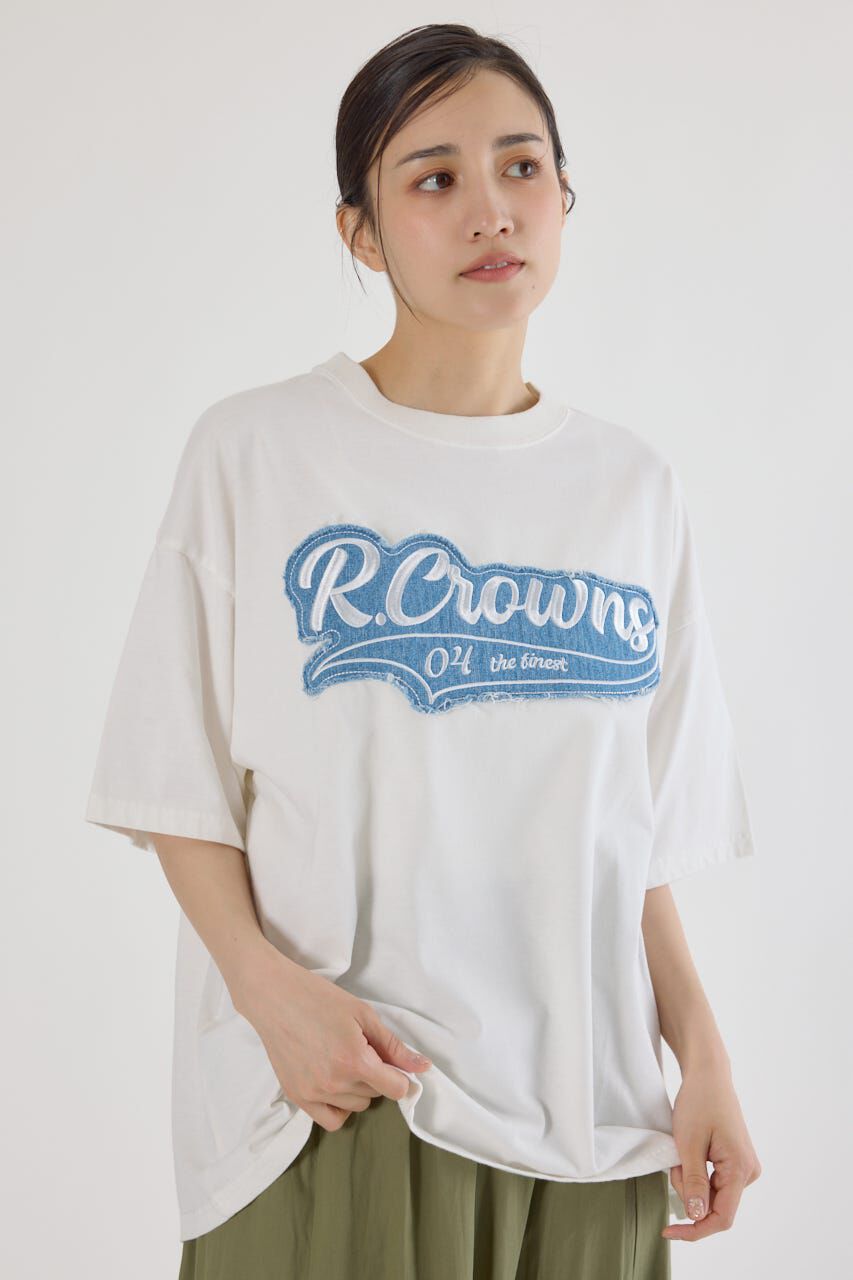 RODEO CROWNS「ツイルパッチTシャツ」|Tシャツ・カットソー|O/WHT1