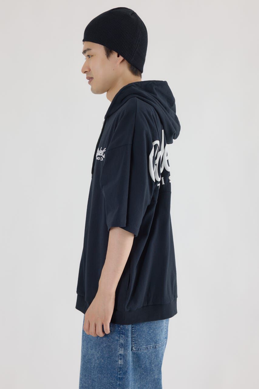 RODEO CROWNS「ハーフスリーブロゴZIPパーカー」|パーカー|