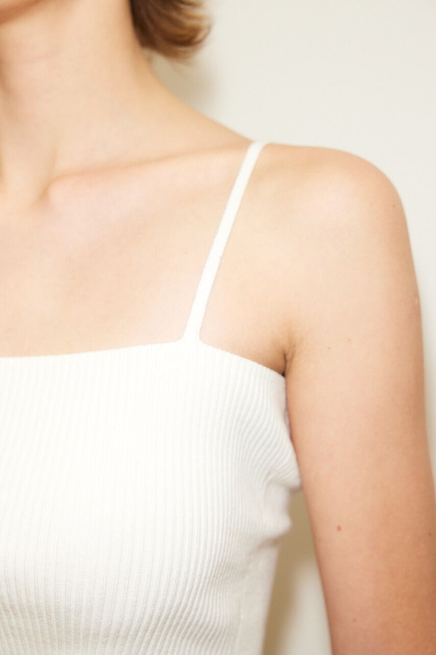 SLY「CROP 2WAY RIB キャミソール」|キャミソール|