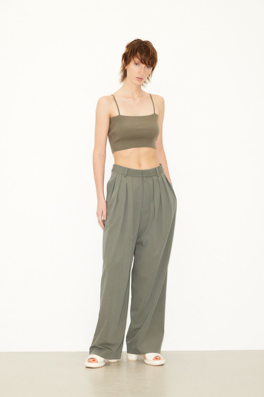 SLY「CROP 2WAY RIB キャミソール」|キャミソール|