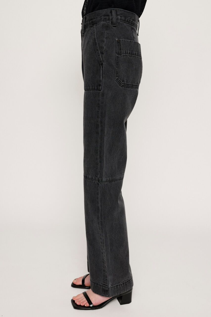 SLY「ワークワイドパンツ デニムパンツ ジーンズ」|デニム|