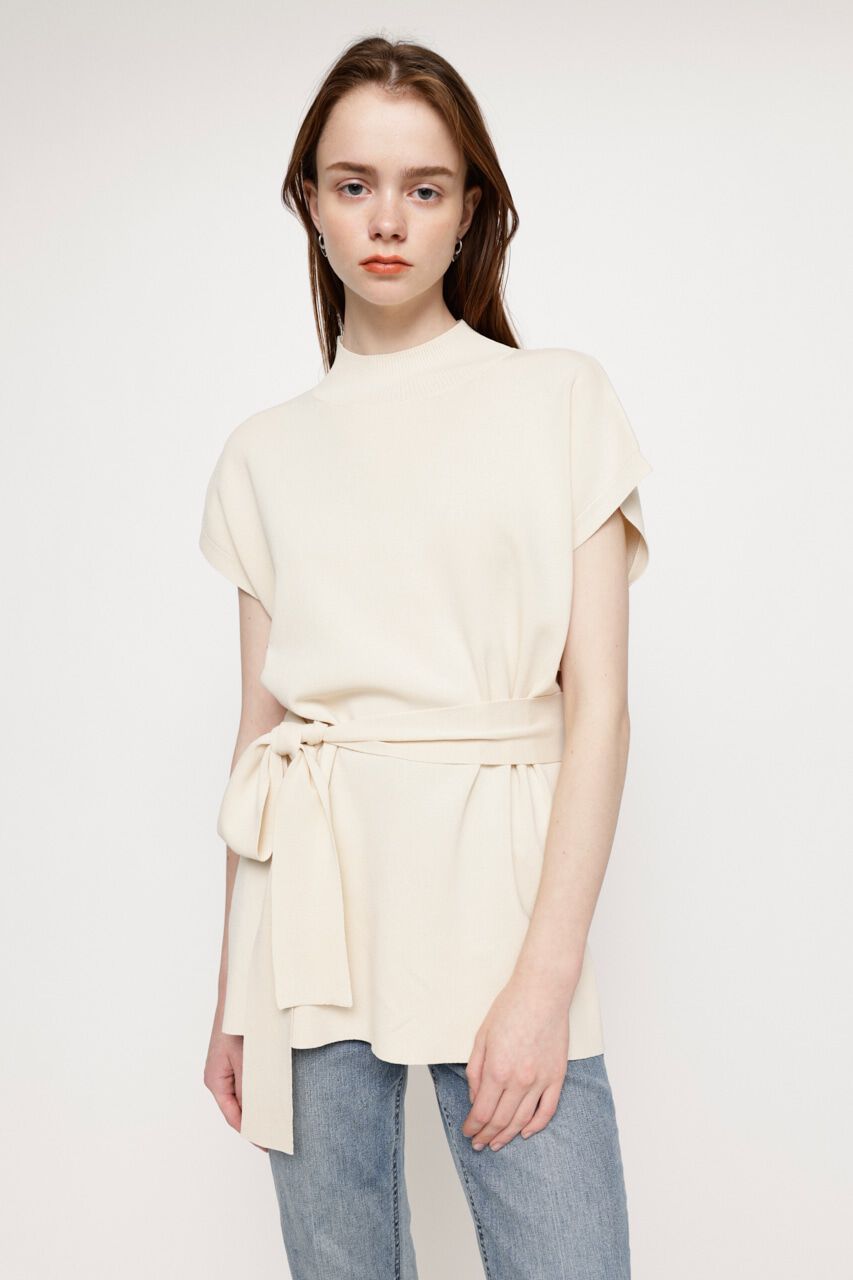 SLY「WASHABLE WAIST BELT チュニック」|ニット・セーター|
