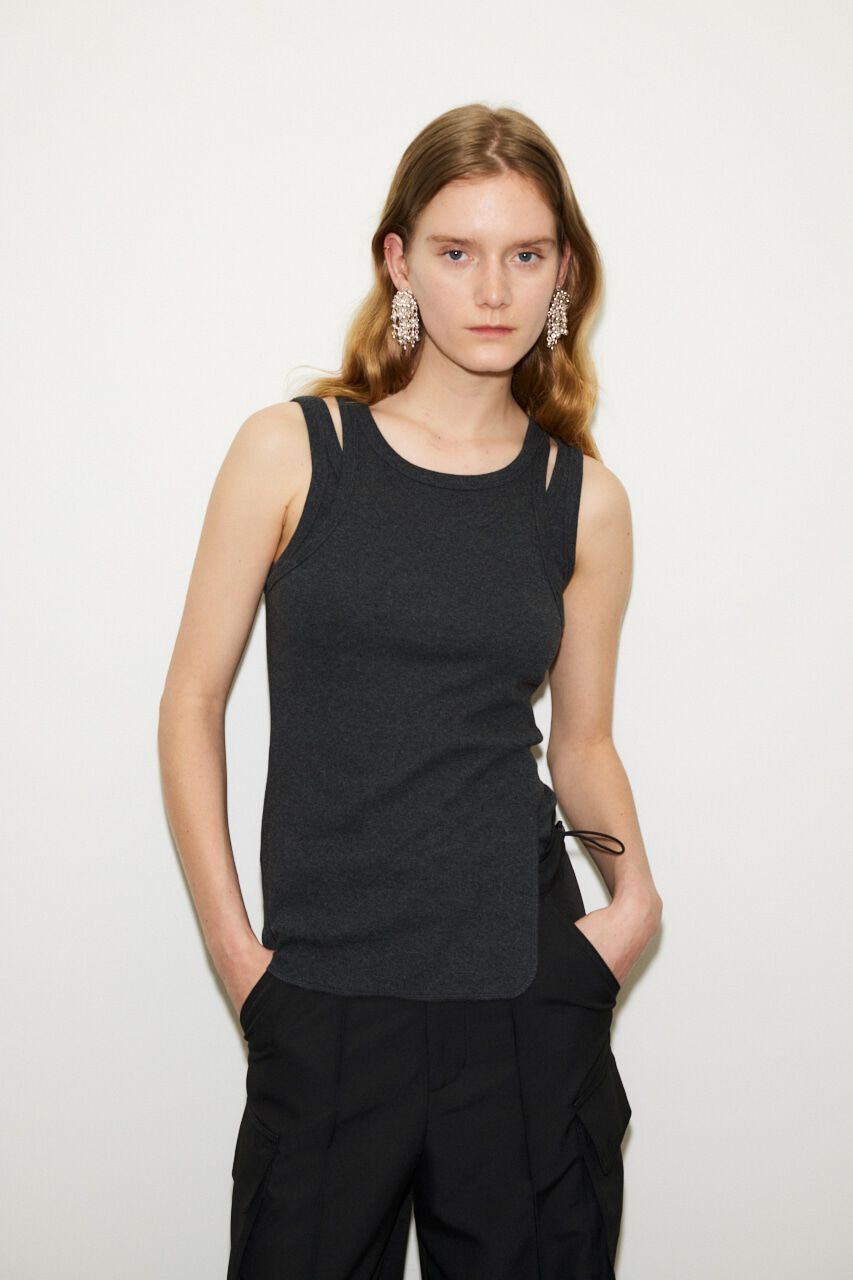SLY「LAYERED タンクトップ」|タンクトップ|D/GRY3