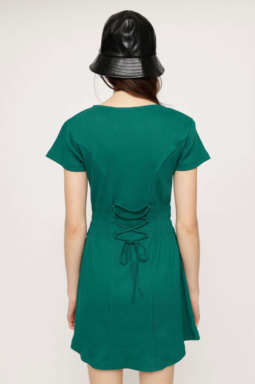 SLY「BACK LACE FLARE ワンピース」|ワンピース|