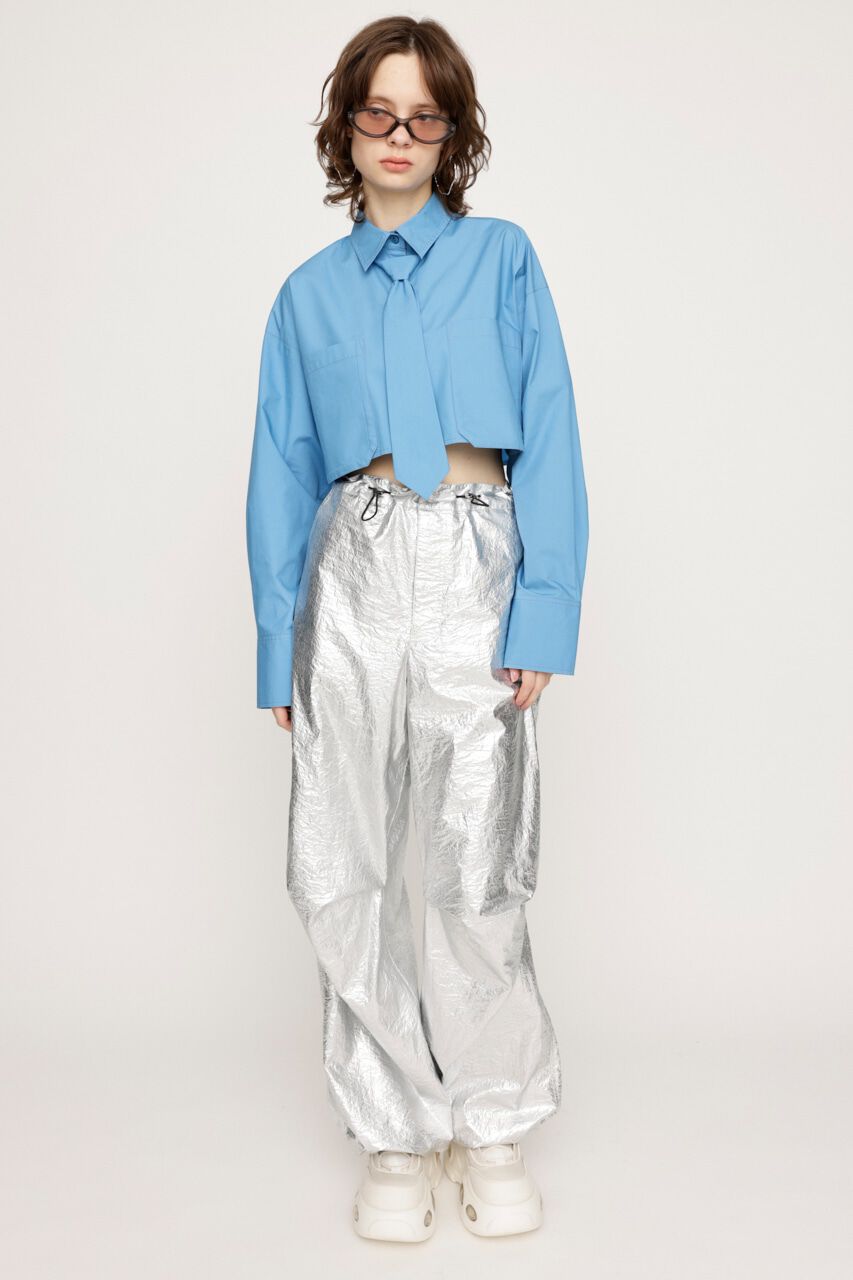 SLY「CROP SH WITH TIE」|シャツ・ブラウス|