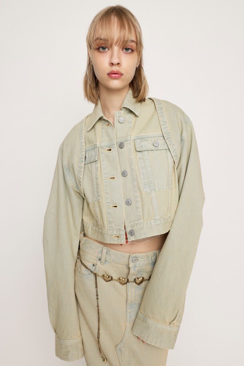 SLY「NOAH 2P DENIM JK-E」|デニムジャケット|M/BLU7