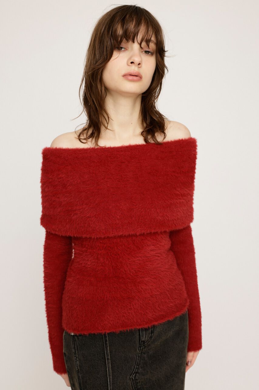 SLY「OFF SHOULDER 2P トップス」|ニット・セーター|