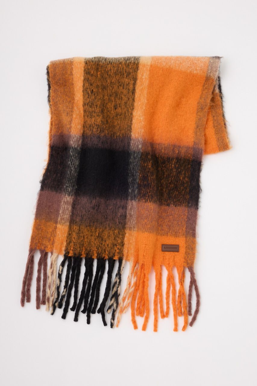 SLY「SHAGGY CHECK マフラー」|その他|M/ORG7