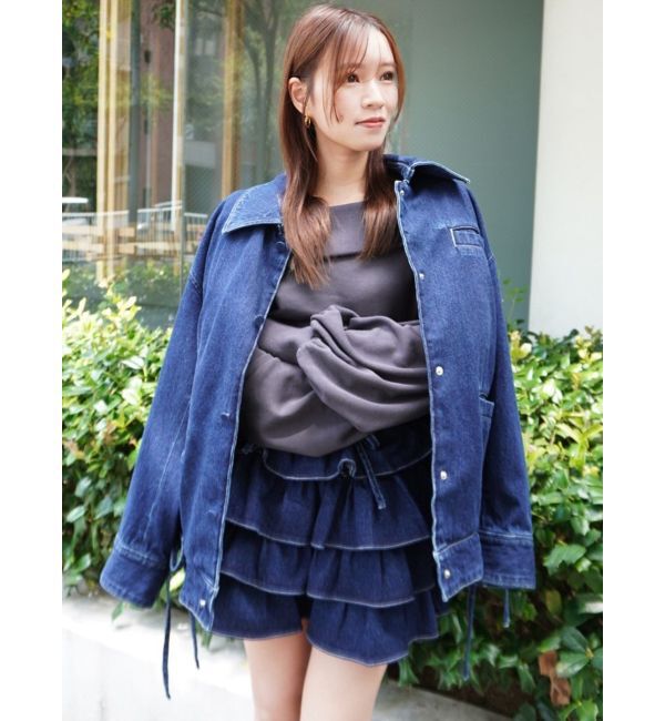 dazzlin「【SETUP】フリルミニスカート※セットアップ対応」|スカート|