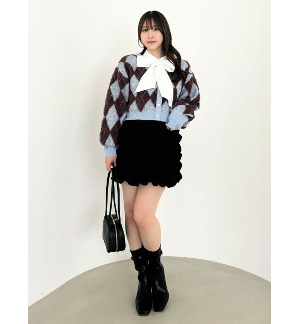 dazzlin「シュリンクミニスカート」|スカート|