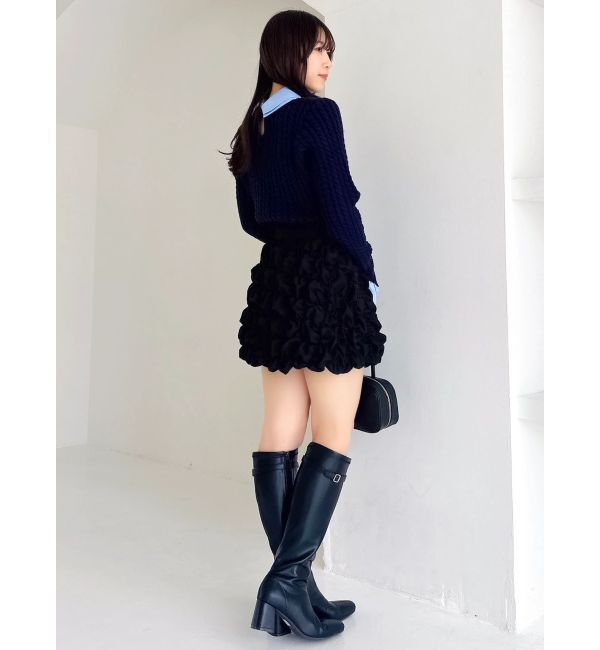 dazzlin「シュリンクミニスカート」|スカート|