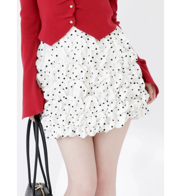 dazzlin「シュリンクミニスカート」|スカート|