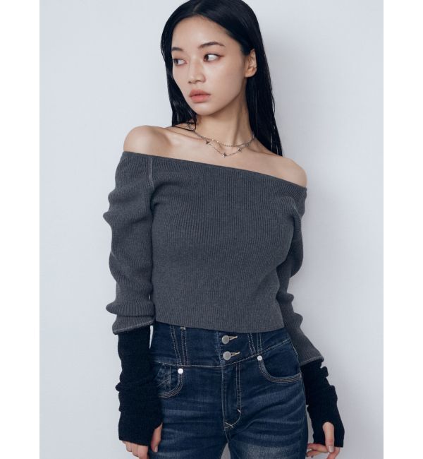 EMODA「ハンドウォームリブニット」|ニット・セーター|