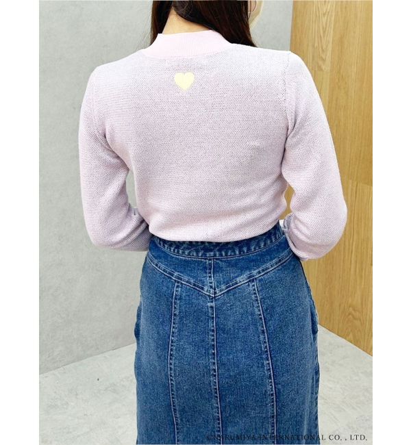 MERCURYDUO「【メゾピアノジュニアコラボ】 ベリエちゃんジャカードニット」|ニット・セーター|