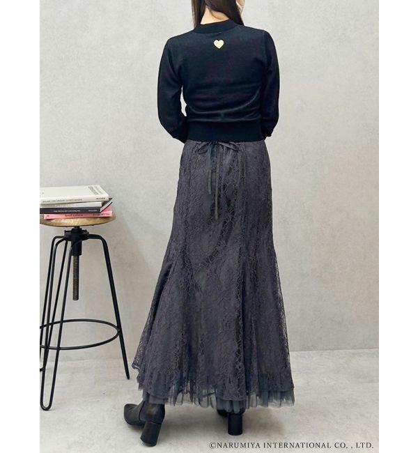 MERCURYDUO「【メゾピアノジュニアコラボ】 ベリエちゃんジャカードニット」|ニット・セーター|