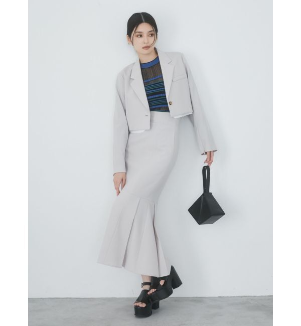 MURUA「ヘムアタッチメントショートジャケット【セットアップ着用可】」|テーラードジャケット|