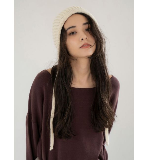 Ungrid「イヤーフラップニット帽」|ニット帽|