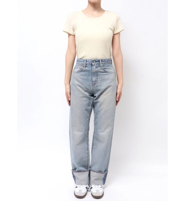 Ungrid「ハイウエストロールアップスリムデニム」|デニム|