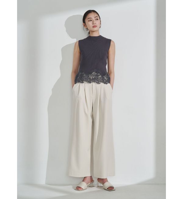 LAGUNAMOON「ヘムレースニットプルオーバー」|ニット・セーター|