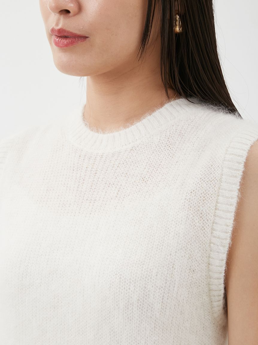 Mila Owen「クルーネックノースリニットトップス」|ニット・セーター|