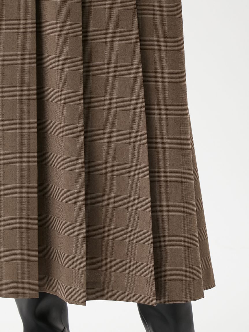 Mila Owen「バックル付きOneWAYプリーツスカート」|スカート|