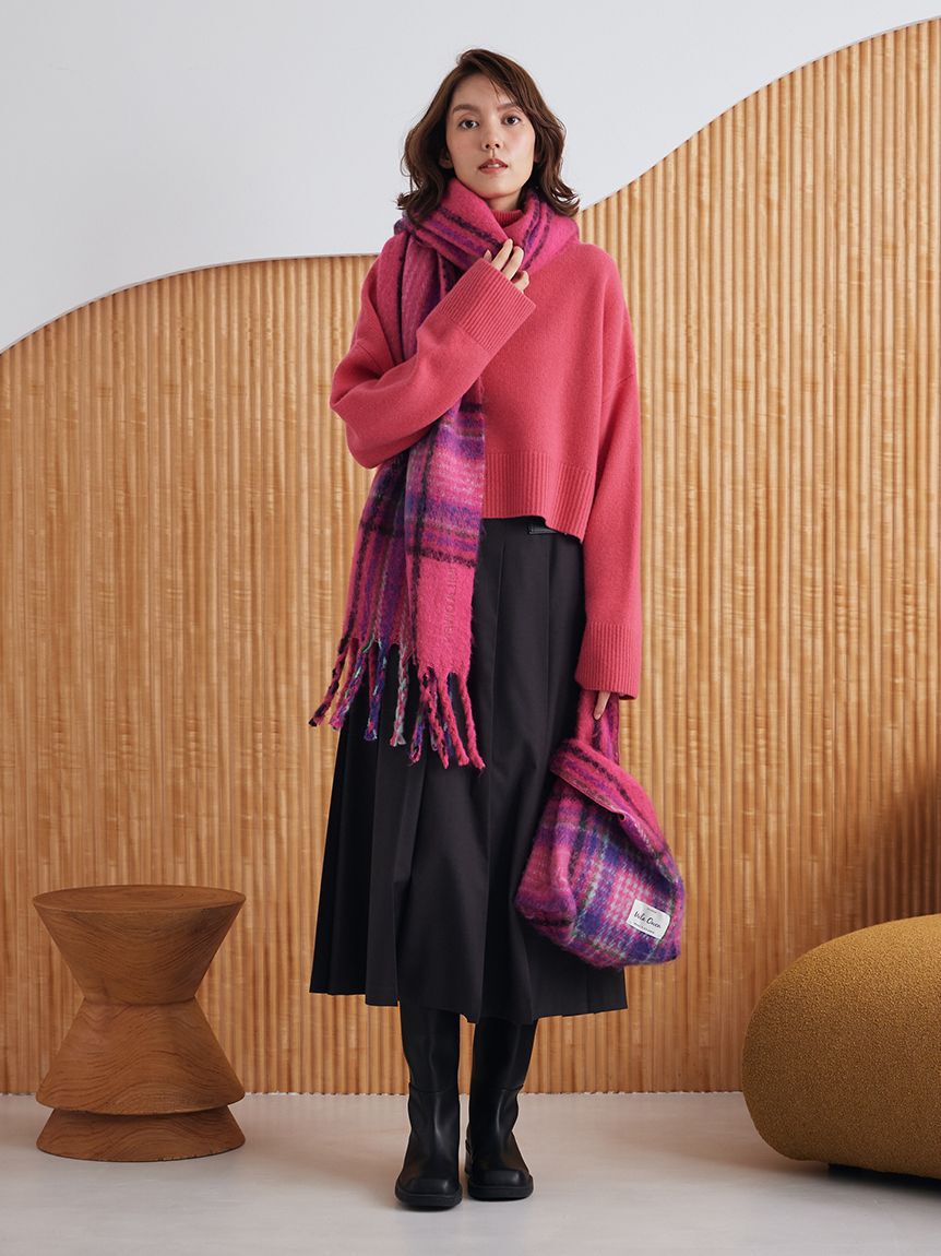 Mila Owen「バックル付きOneWAYプリーツスカート」|スカート|