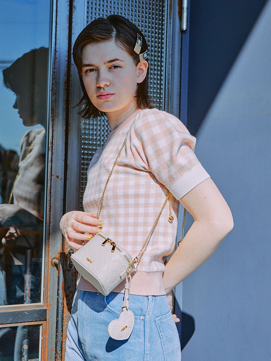 FURFUR「【限定カラー】マイクロキルティングバニティバッグ」|ショルダー・メッセンジャー|