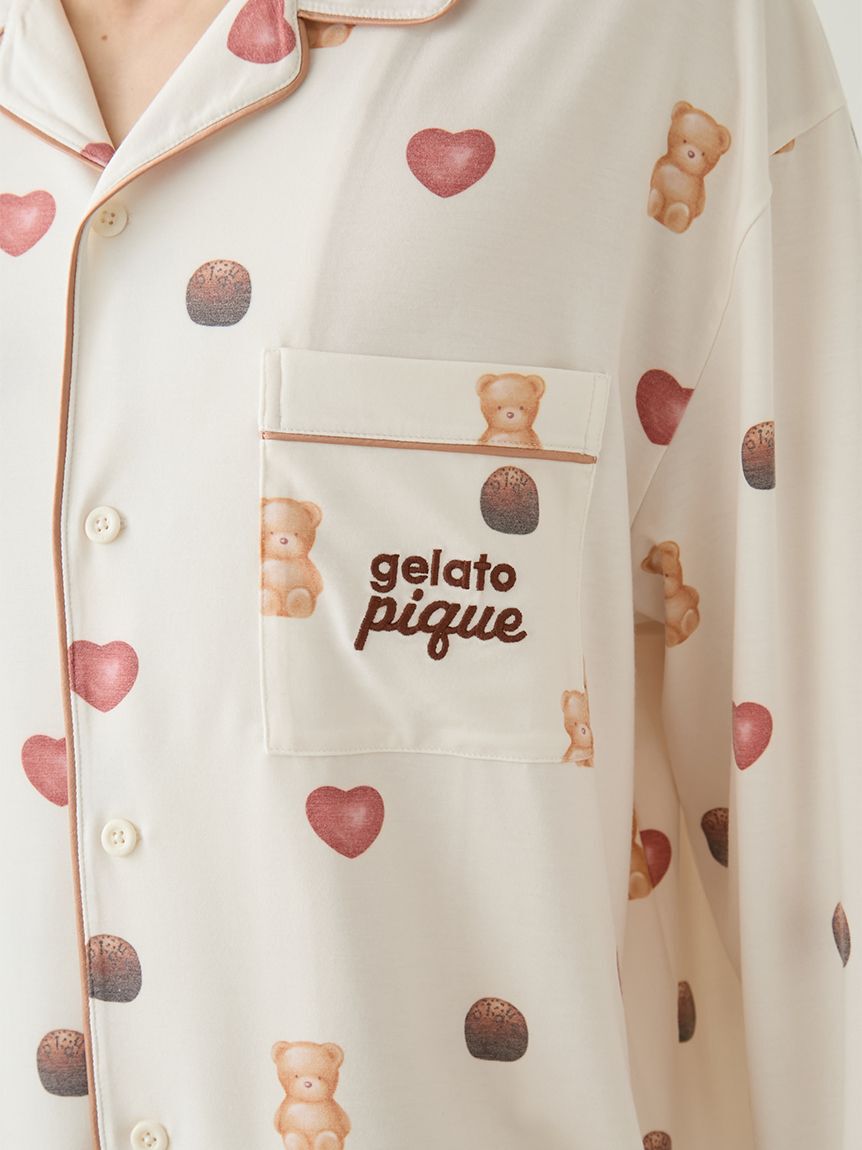 GELATO PIQUE HOMME「【Valentine】【HOMME】総柄シャツ」|シャツ・ブラウス|