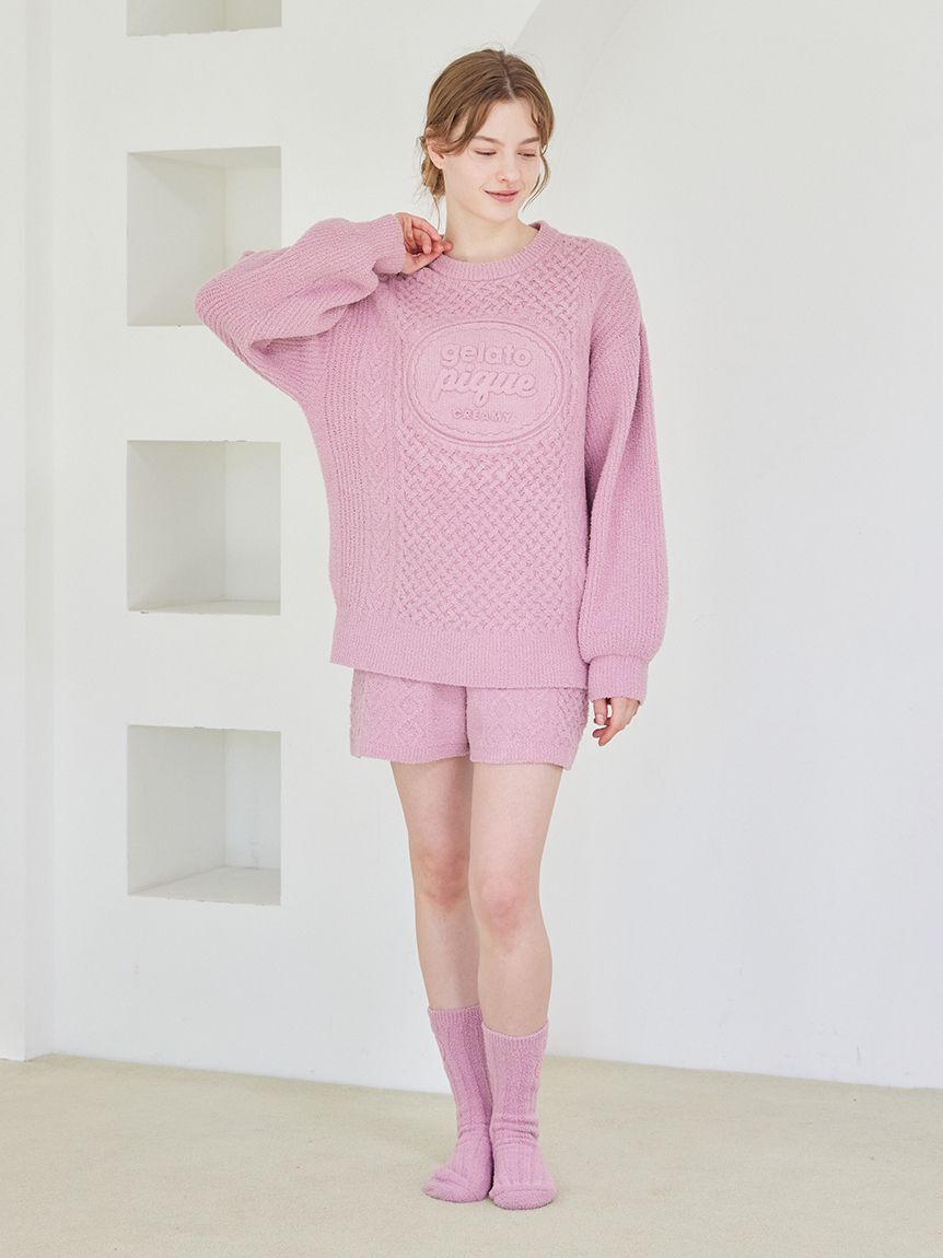 gelato pique「【Valentine】アランプルオーバー」|ルームウェア|