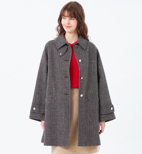 MACKINTOSH PHILOSOPHY「【WELBURY（ウェルベリー）】HEAT TWEED製」|その他|チャコールグレー