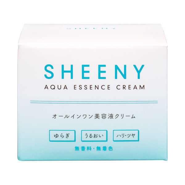  「シーニー アクアエッセンスクリーム 本体/みずみずしくシルクのようなふわっと軽いテクスチャー/無香料」|美容液・オイル・クリーム|