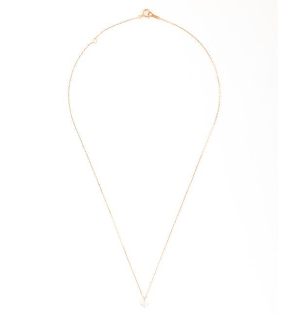 ete「K18 ダイヤモンド 0.2ct ネックレス「ブライト」」|ネックレス|