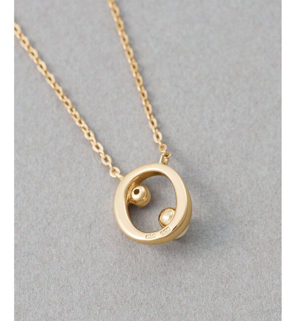 ete「[レイヤード] パール/ダイヤモンド ネックレス」|ネックレス|