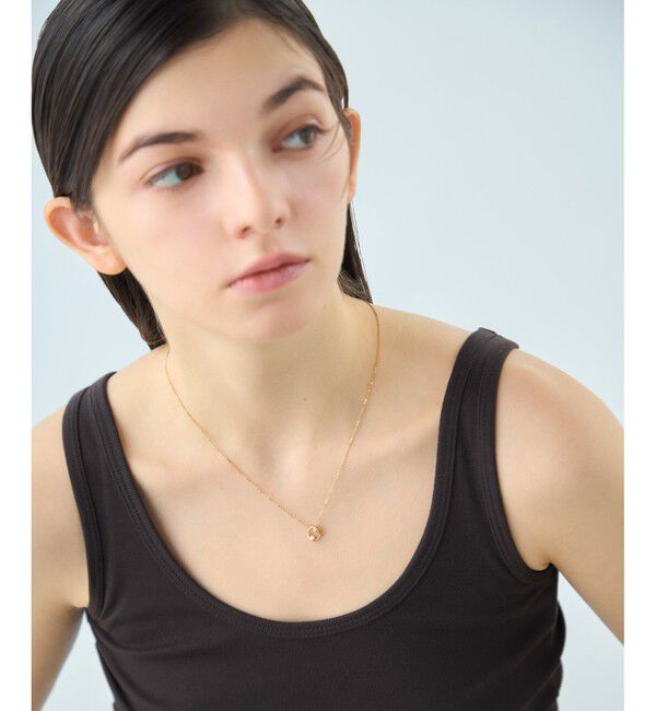 ete「[レイヤード] パール/ダイヤモンド ネックレス」|ネックレス|