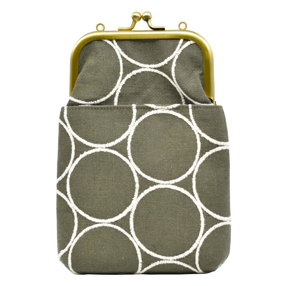 BACKYARD FAMILY「がま口 スマホ ポシェット 通販 スマホショルダー 2WAY ショルダーバッグ ミニショルダー」|ショルダー・メッセンジャー|グリーン2