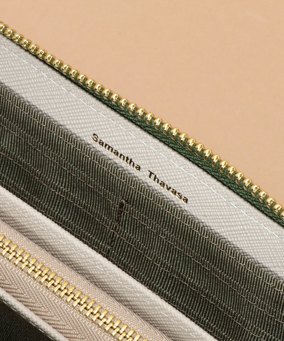 Samantha Thavasa「Pomme d'espoir ポムディスポワール バイカラーラウンドジップ長財布」|財布|