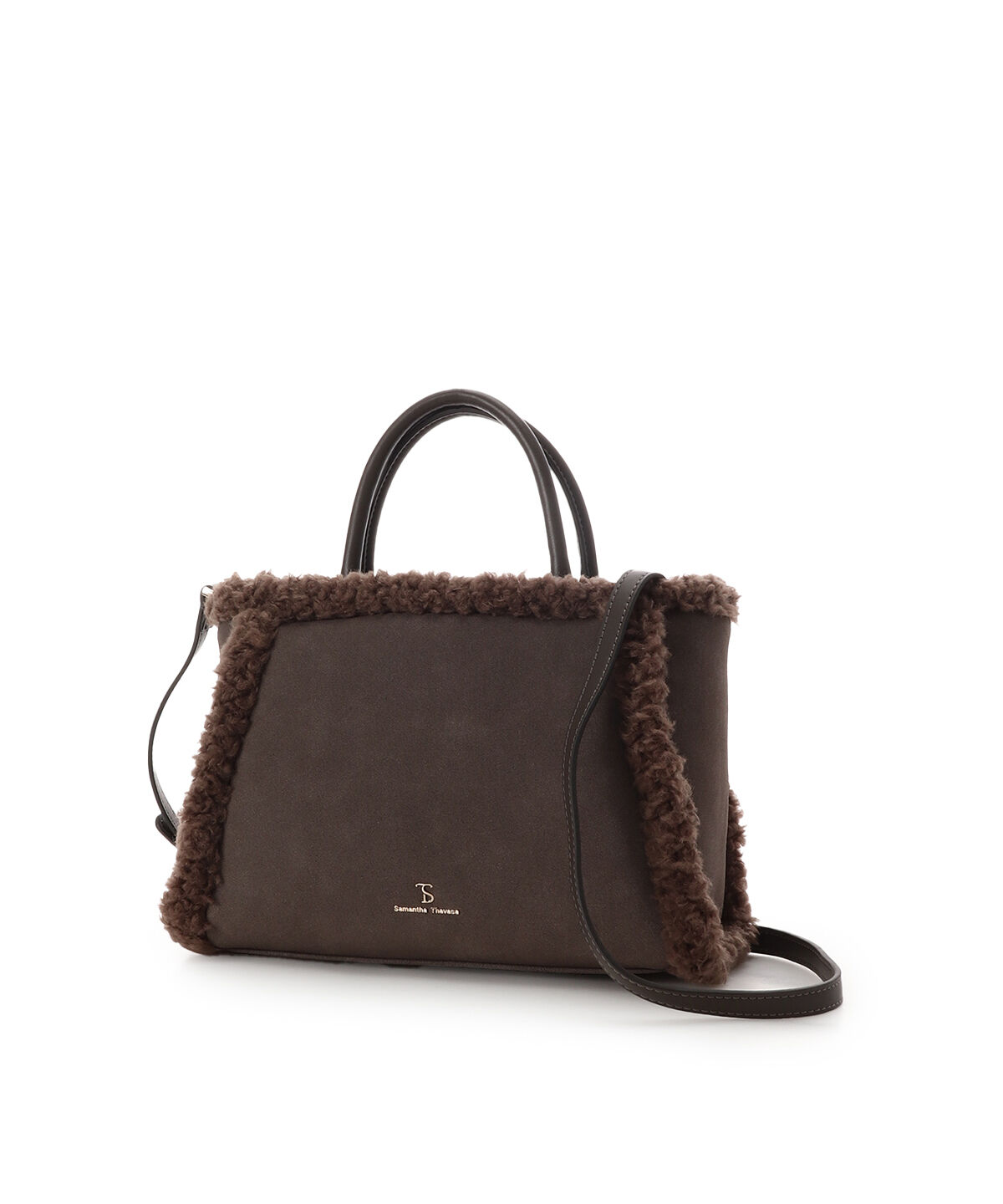 Samantha Thavasa「スウェード調ボアハンドバッグ」|ハンドバッグ|