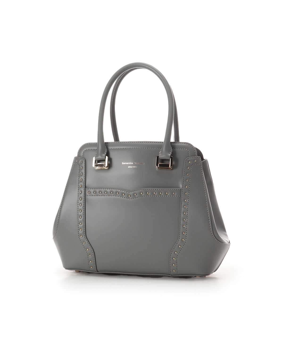 Samantha Thavasa「スタッズレザーハンドバッグ」|ハンドバッグ|