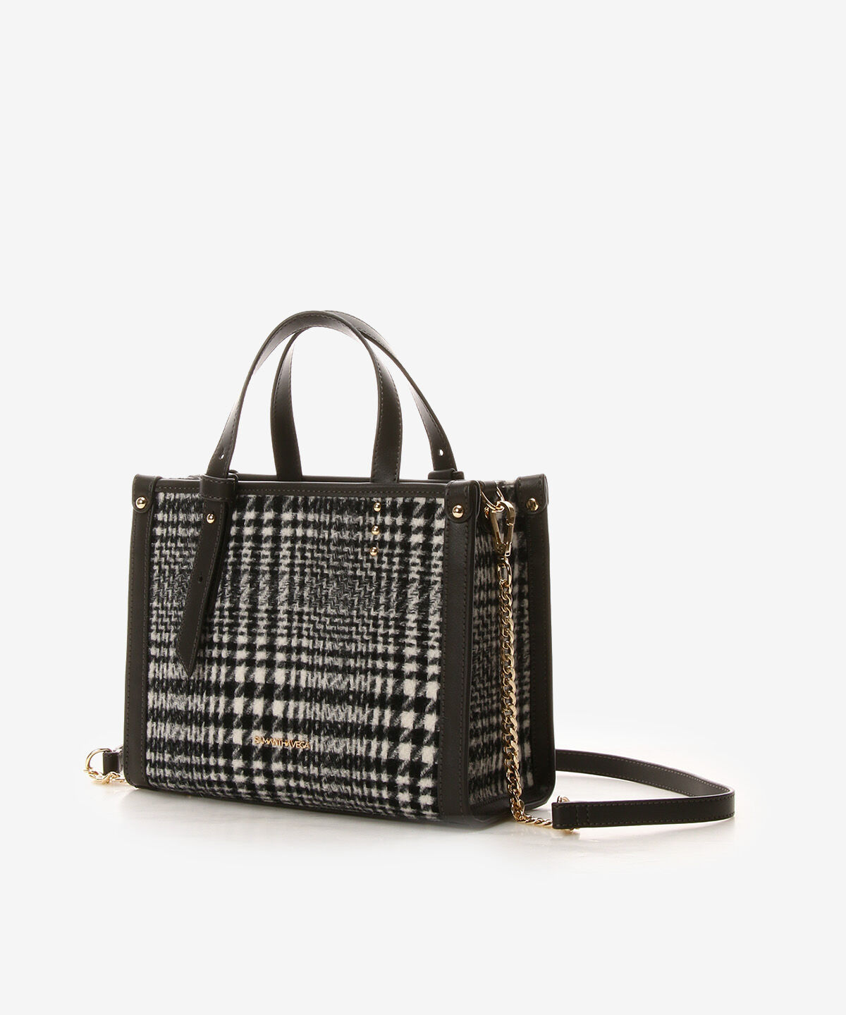 Samantha Vega「チェック横型ハンドバッグ」|ハンドバッグ|