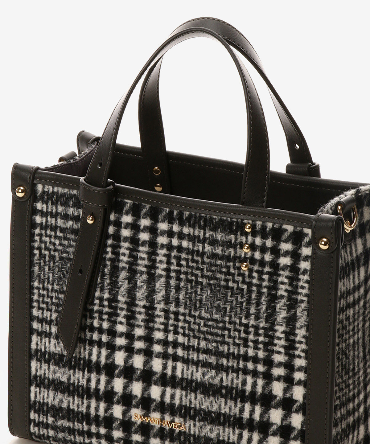 Samantha Vega「チェック横型ハンドバッグ」|ハンドバッグ|