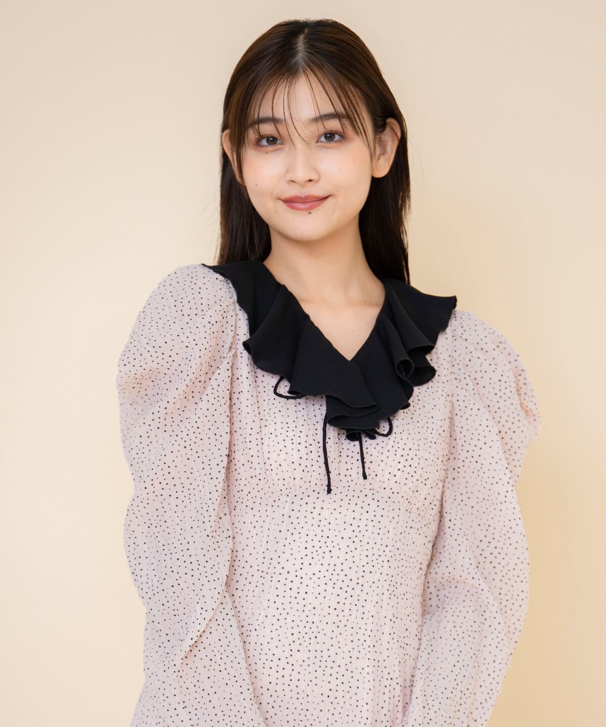 REDYAZEL「フリルカラードットワンピース」|ワンピース|